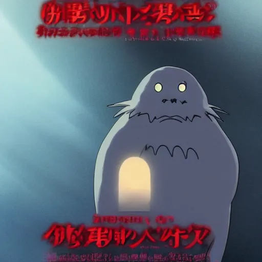 Image similar to ghost monster made by studio ghibli, detailed, 8 k