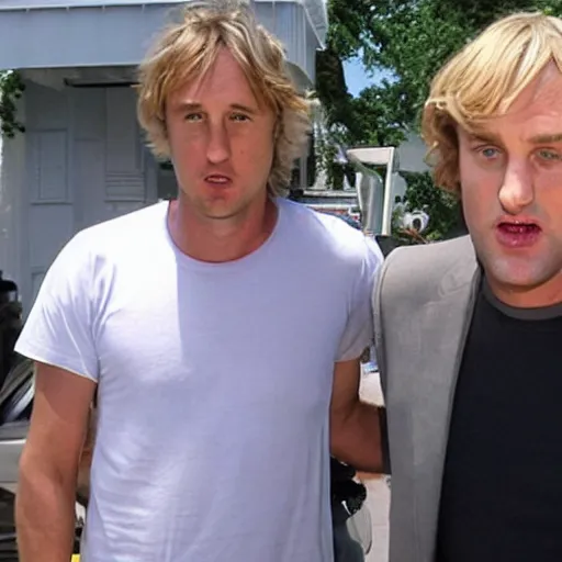 Image similar to owen wilson hanging out with vince vaughn