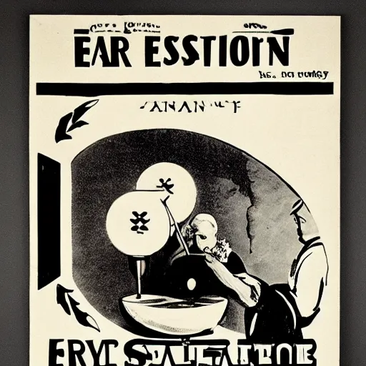 Image similar to early Zionist espresso propaganda poster