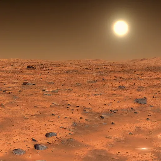 Image similar to super detailed and realistic photo of mars, 4 k photorealistic, 8 k, nasa, space, stars