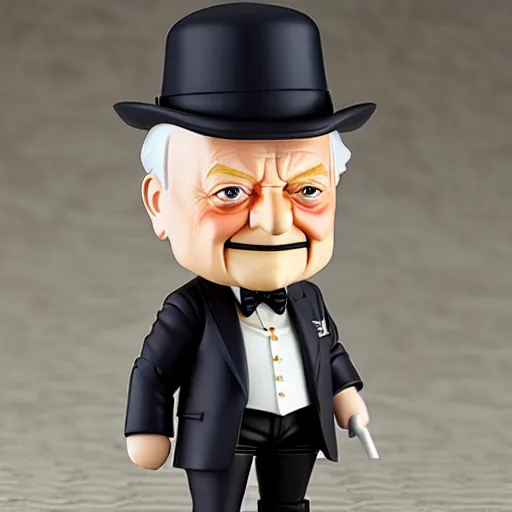 Prompt: nendoroid winston churchill, detailed, custom