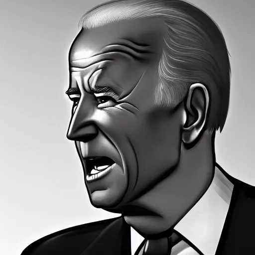 Image similar to joe biden charicature, dramatic lighting, cinematic, establishing shot, extremly high detail, photorealistic, cinematic lighting, artstation, style by disney pixar