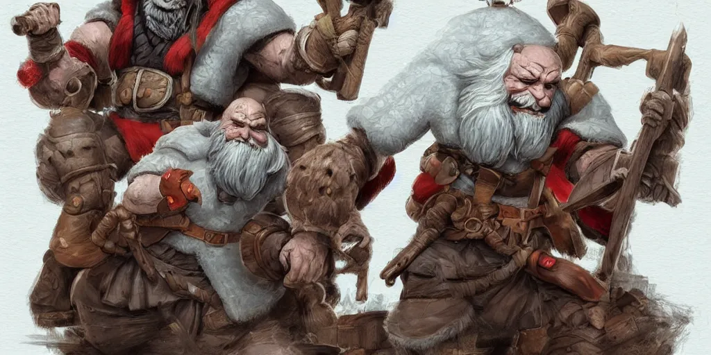 Prompt: 7 deadly dwarfs and snow white, highly detailed, concept art, trending on artstation