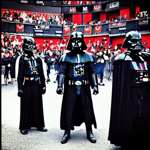 Prompt: “darth vader in San Fermines”