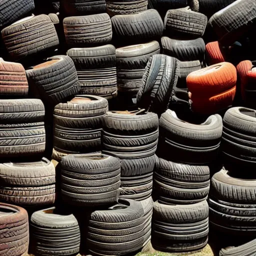 Image similar to Mexican tires, National Geographic photography, coherent like Dall-E 2