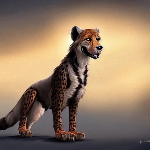 Image similar to anthropomorphic / humanoid canine, digital art, by falvie, palto, darkgem, cheetahpaws