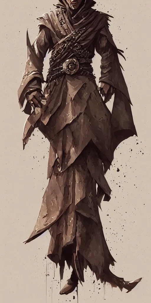 Image similar to misterious gaucho shady look, a raggy long poncho, magic the gathering style, intricate, highly detailed, digital painting, artstation, concept art, sharp focus, illustration, geometric dripped ink background, hearthstone, art by Artgerm and Greg Rutkowski and Craig Mullins - W 700