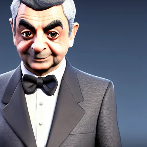 Prompt: rowan atkinson in fornite, 3 d render, unreal engine, octane render, ray tracing, unity, highly detailed, high quality, hd, 4 k, 8 k, realistic, sharp, trending