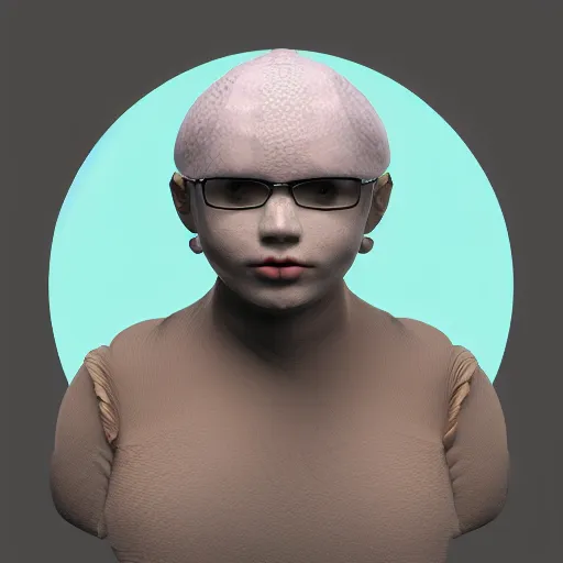 Image similar to Turtle in a powdered wig, 3d render, behance, HD render, unity, cinematic Trending on artstation.