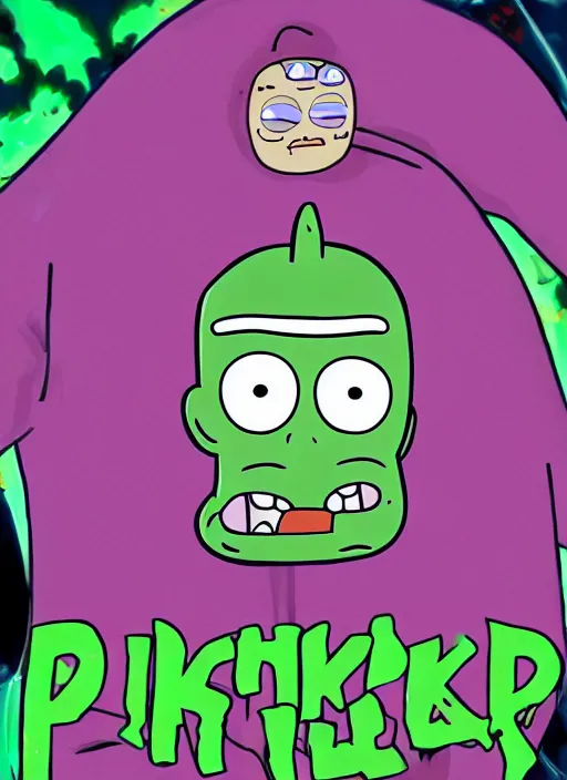 Image similar to pickle rick