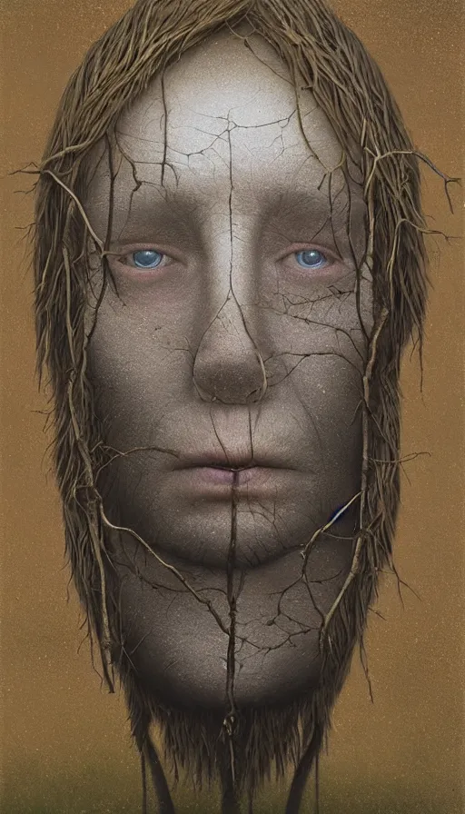 Image similar to portrait of a digital shaman, by lee madgwick