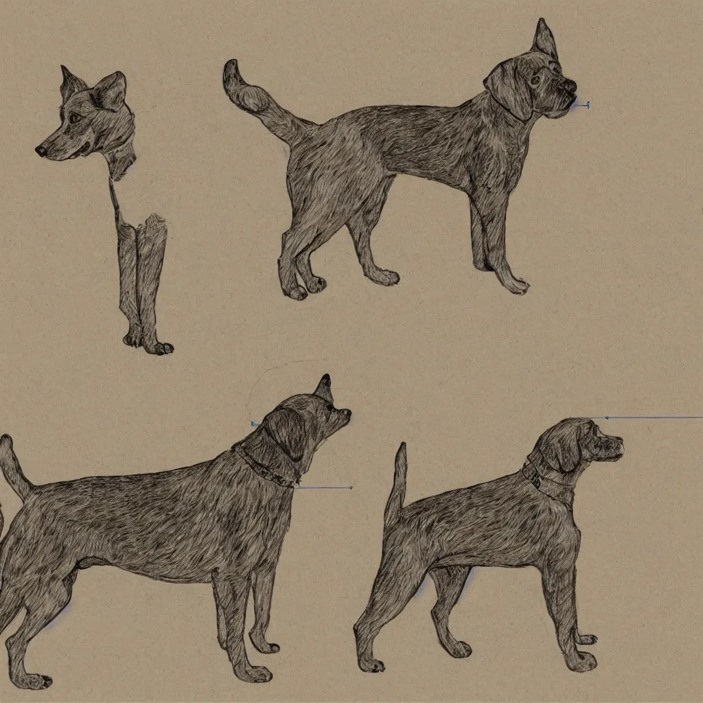 Image similar to diagram of a dog