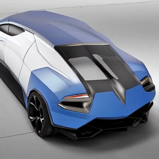 Image similar to concept car prototype between a Dacia and a Lamborghini