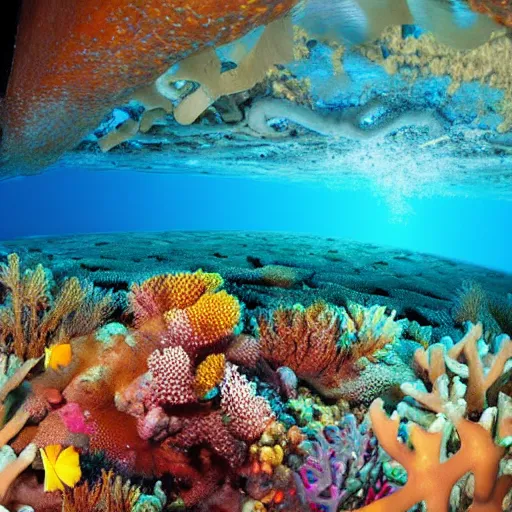 Image similar to Underwater view of a coral reef