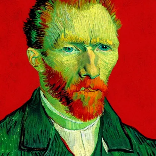 Prompt: portrait, van gogh style, high resolution, high detail, digital art