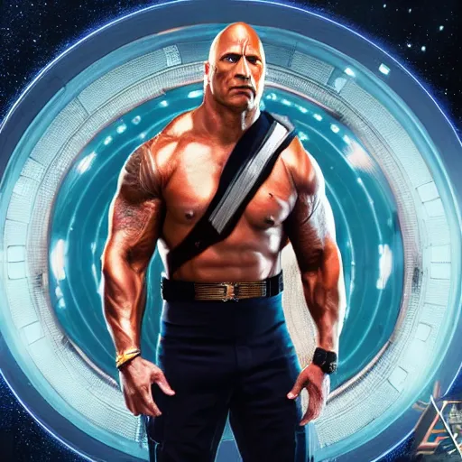 Dwayne Johnson The Rock - RoygbivR- Famous Humanoids