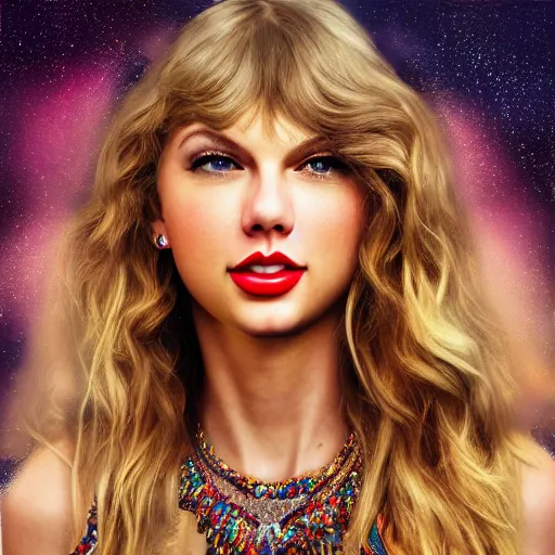 Prompt: lunar love songs, taylor swift album cover art, 4 k highly detailed