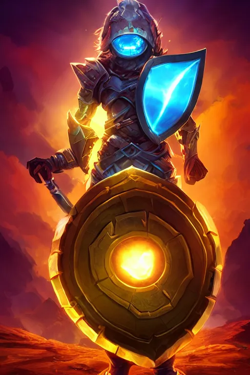 Image similar to shield fantasy epic legends game icon stylized digital illustration radiating a glowing aura global illumination ray tracing hdr fanart arstation by ian pesty and katarzyna da „ bek - chmiel