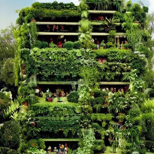 Prompt: hanging gardens of babylon