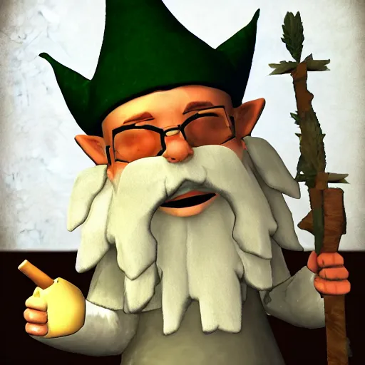 Image similar to Runescape Gnome Child smoking marijuana on top of White Wolf Mountain