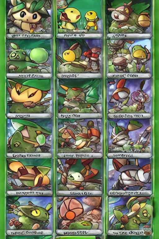 Image similar to teemo, a pokemon trading card of teemo, highly detailed pokemon trading card screenshot