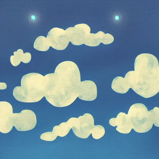 Image similar to clouds shaped like a vampire womans face with an ear-to-ear mouth, pointy teeth, nightime, blue pallete, an old suburban house, 4k