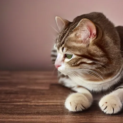 Image similar to facepalm cat in 4 k