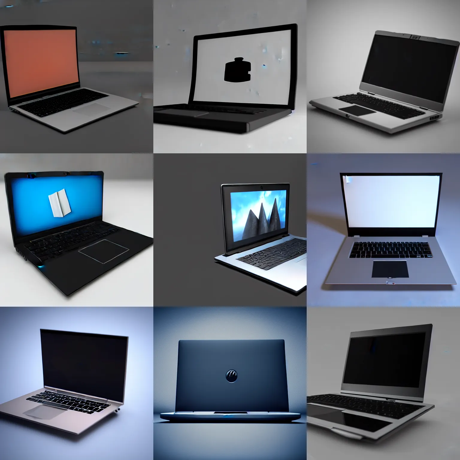 Prompt: man, a laptop as upper body, octane render, unreal engine, ultradetailed, stylized as a 3 dimensional render