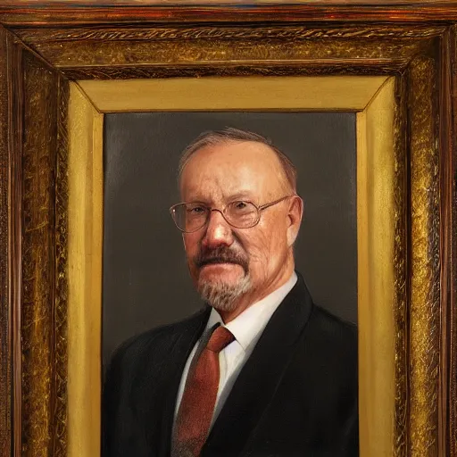 Prompt: a highly detailed portrait painting of clifton merkes