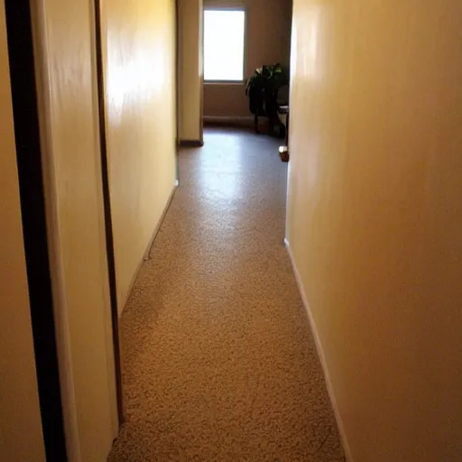 Prompt: apartment hallway, craigslist photo