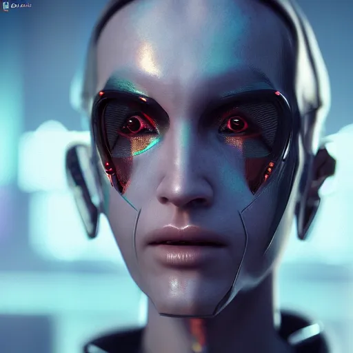 Image similar to cyberpunk humanoid from 2100 wearing clear coat ,digital art,octane render,cgsociety