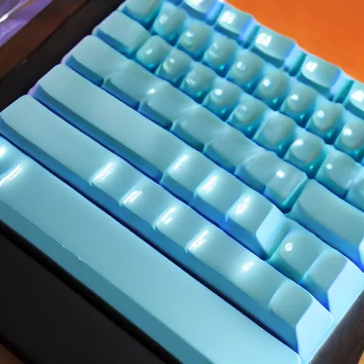 Image similar to hyperx keyboard made from jelly sugar free