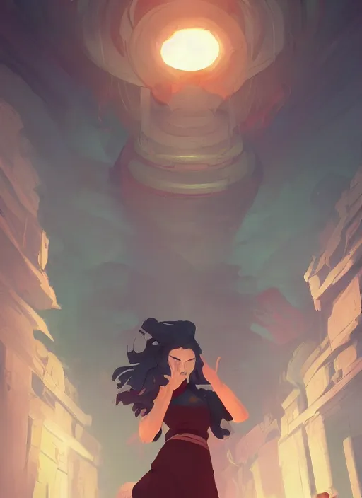 Prompt: Ancient open Book is a portal to Limbo, in the Style of Artgerm and Charlie Bowater and Atey Ghailan and Mike Mignola, vibrant colors and hard shadows and strong rim light, Comic Cover Art, plain background, trending on artstation