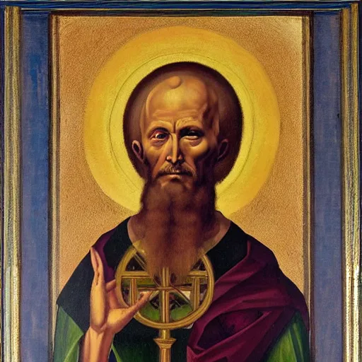 Image similar to vision of ezekiel with vladimir putin, portrait centered