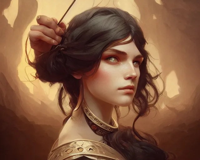 Image similar to photography of ben nicholson, deep focus, d & d, fantasy, intricate, elegant, highly detailed, digital painting, artstation, concept art, matte, sharp focus, illustration, hearthstone, art by artgerm and greg rutkowski and alphonse mucha