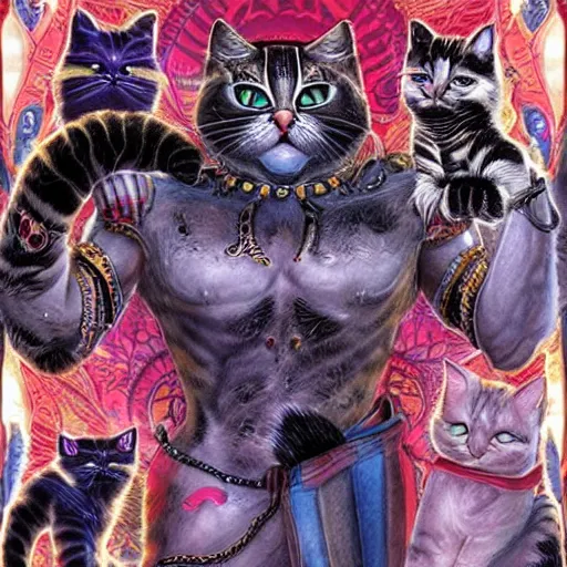 Image similar to god of cats