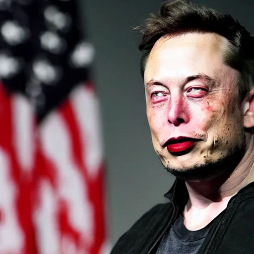 Prompt: zombie elon musk