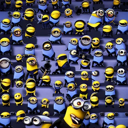 Image similar to despicable me minions in CSGO