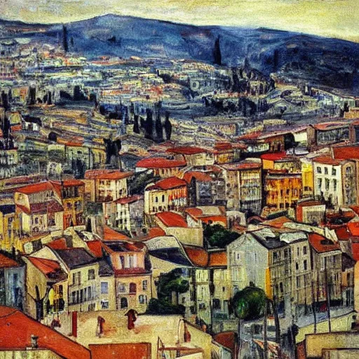 Image similar to valparaiso by maurice utrillo