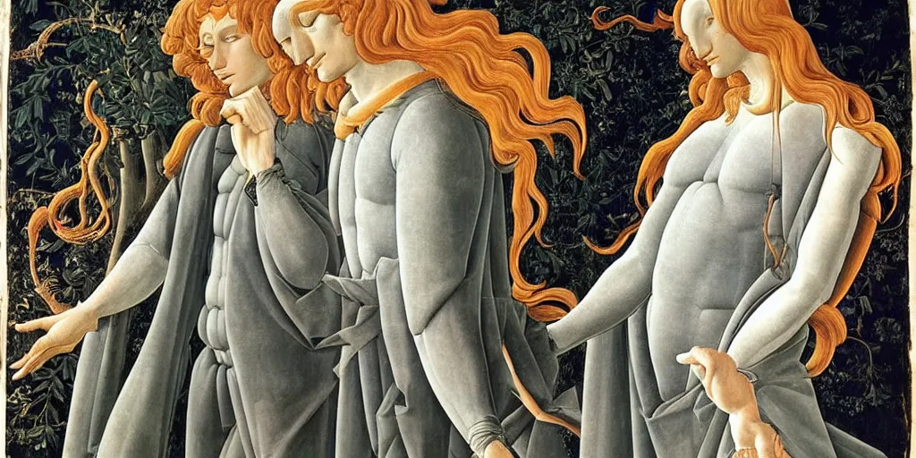 Prompt: morpheus by sandro botticelli