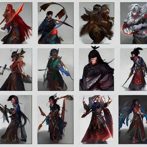 Prompt: chinese fantasy MMORPG concept art at ArtStation