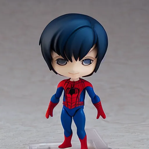 Prompt: spiderman nendoroid