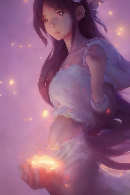 Prompt: mushroom goddess, full shot, atmospheric lighting, detailed face, by makoto shinkai, stanley artgerm lau, wlop, rossdraws