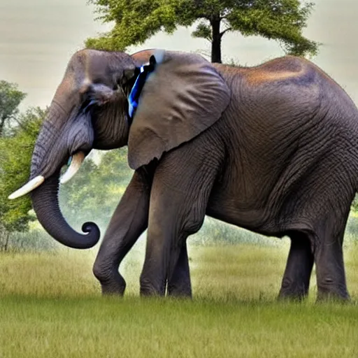 Image similar to elephant with multiple trunks