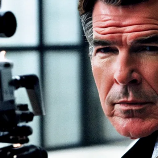 Prompt: a screenshot of pierce brosnan in casino royale, extremely realistic, shot on arri alexa prime lens