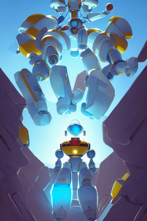 Image similar to metabots medabots medarotto medarot robot minimalist comics, behance hd by jesper ejsing, by rhads, makoto shinkai and lois van baarle, ilya kuvshinov, rossdraws global illumination ray tracing hdr radiating a glowing aura