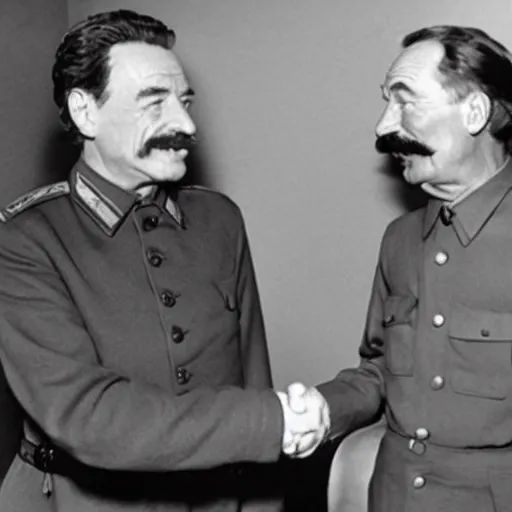 Image similar to picture of stalin and bryan cranston