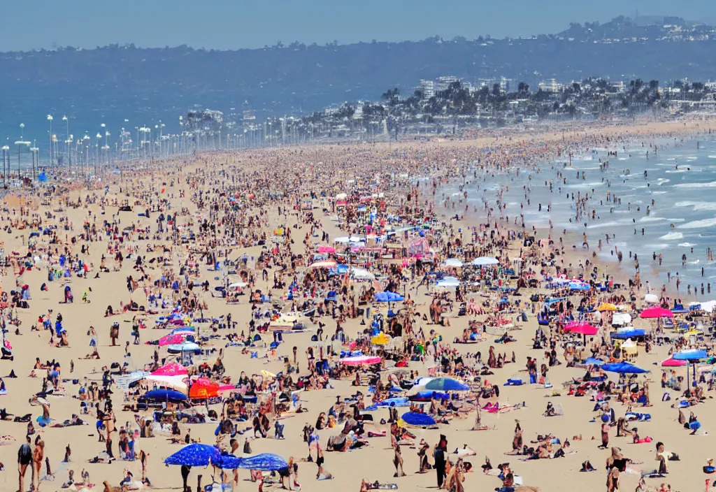 Image similar to santa monica beach