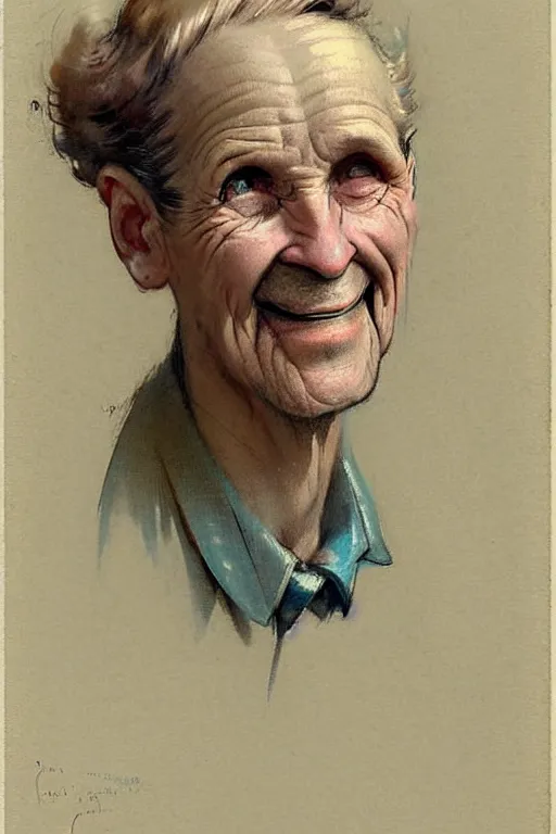 Image similar to ( ( ( ( ( 1 9 5 0 s retro future middle age happy shopworker face portrait. muted colors. ) ) ) ) ) by jean - baptiste monge!!!!!!!!!!!!!!!!!!!!!!!!!!!!!!