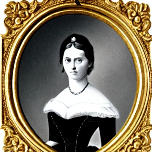 Image similar to a german young adult princess, circa 1 8 5 4